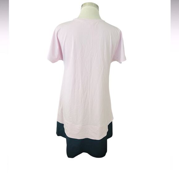 COS Dress With Contrast Hem Pink/Navy Size Small NWOT - Picture 8 of 10